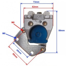 Front brake caliper for 2t and 4t scooters