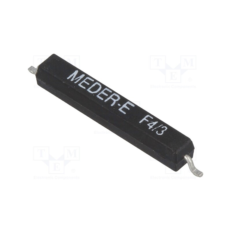 1 pcs x MEDER - MK15-E-2 - Reed switch, Range: 25÷30AT, Pswitch: 10W, 2.5x2.6x19.5mm, 1.25A