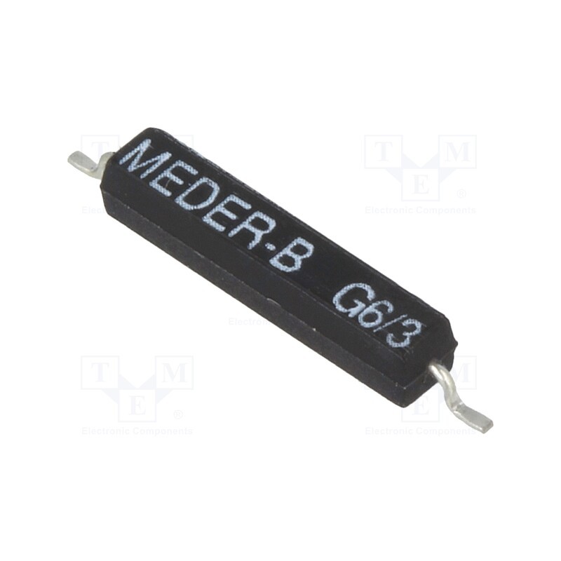 1 pcs x MEDER - MK16-B-2 - Reed switch, Pswitch: 10W, Contacts: SPST-NO, 500mA, max.200V