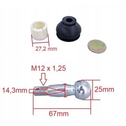 Atv 150 lower arm repair kit m12x1 25