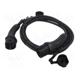 1 pcs x AMPHENOL - HVCOIMBSCR6PS702L7500 - Cable: eMobility, 1x0.5mm2,5x6mm2, 480V, 11kW, IP54, 7.5m, 20A