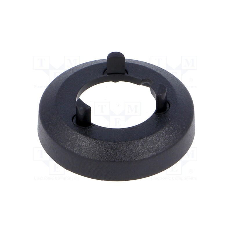 2 pcs x OKW - A7513000 - Nut cover, ABS, black, push-in, Ø: 17.5mm, A2513,A2613, Øint: 15.7mm