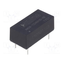1 pcs x AIMTEC - AM2M-1224DH30-NZ - Converter: DC/DC, 2W, Uin: 10.8÷13.2V, Uout: 24VDC, Uout2: -24VDC
