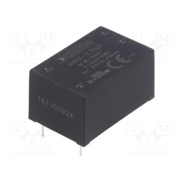 1 pcs x AIMTEC - AME2-3.3SJZ - Converter: AC/DC, 2W, 85÷305VAC, Usup: 120÷430VDC, Uout: 3.3VDC