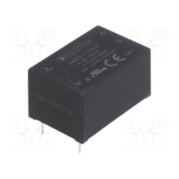 1 pcs x AIMTEC - AME2-12SJZ - Converter: AC/DC, 2W, 85÷305VAC, Usup: 120÷430VDC, Uout: 12VDC, 76%