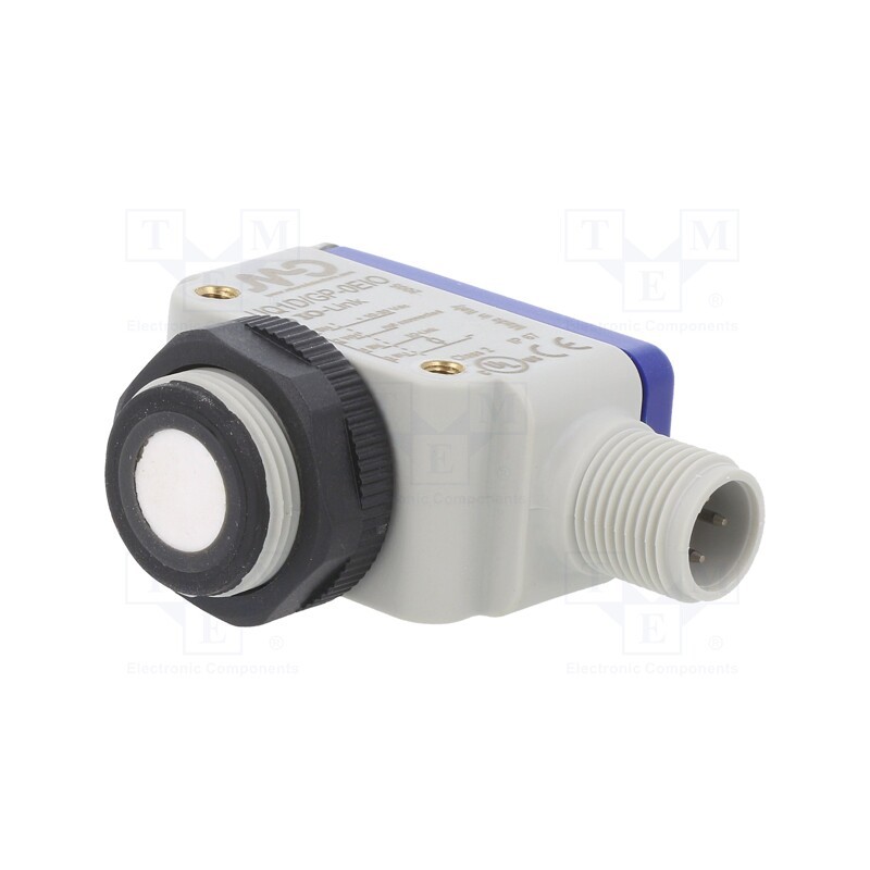 1 pcs x Micro Detectors - UQ1D/GP-0EIO - Sensor: ultrasonic, angular, Range: 80mm÷1.2m, Usup: 10÷30VDC