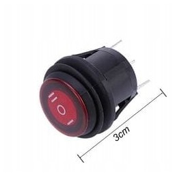 Switch universal switch red 100 waterproof on off on