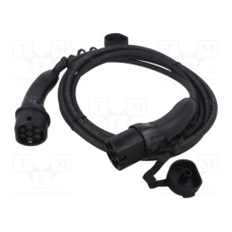 1 pcs x AMPHENOL - HVCOIMBR6PF706L7500 - Cable: eMobility, 1x0.5mm2,5x6mm2, 480V, 22kW, IP54, wires,Type 2