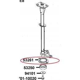 Bearing mount kymco mxu 450 465 500 550 700