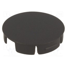 2 pcs x OKW - A3223009 - Cap, polyamide, black, push-in, A3023,A3123