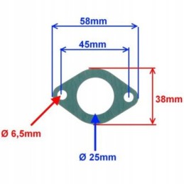 Paper strut seal, moped engine 154fmi