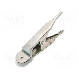 1 pcs x MUELLER ELECTRIC - BU-122 - Clip, Max jaw capacity: 15mm, 20A, stainless steel, L: 79mm