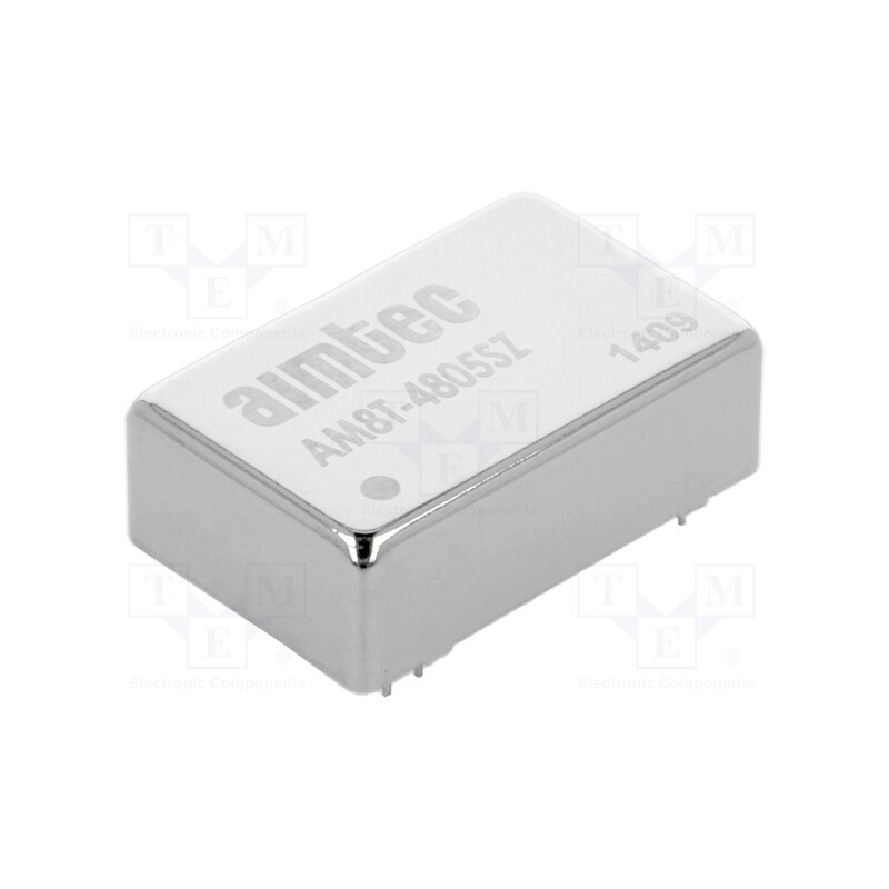 1 pcs x AIMTEC - AM8T-4805SZ - Converter: DC/DC, 8W, Uin: 36÷72V, Uout: 5VDC, Iout: 1.5A, DIP24