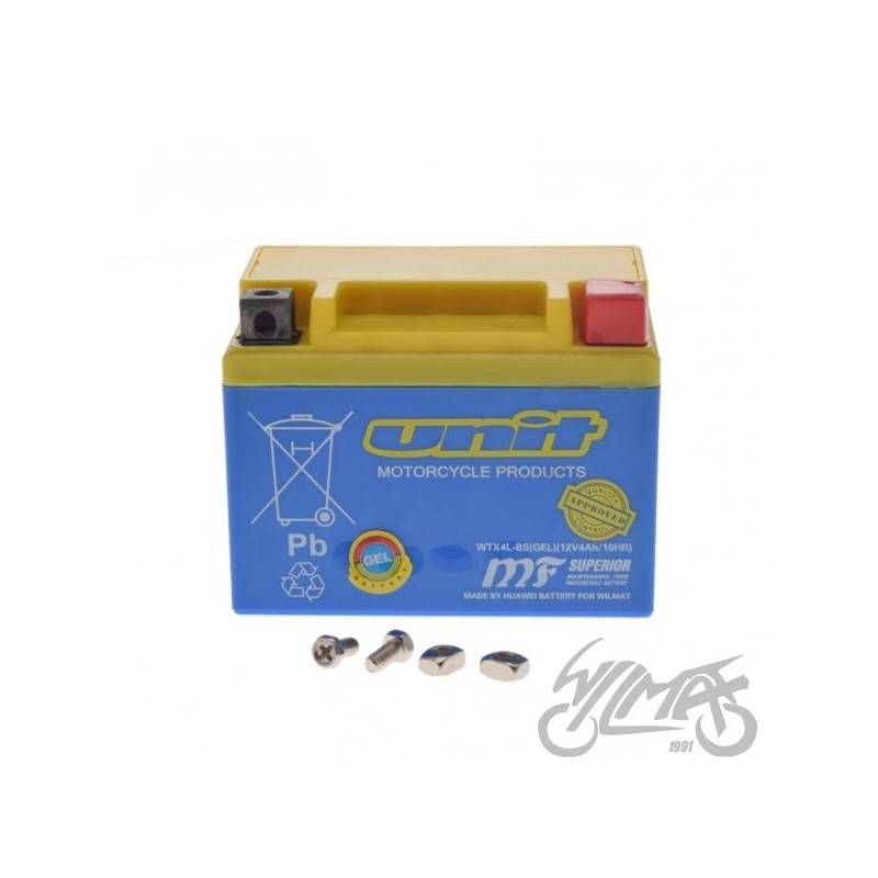Gel battery 12v 4ah scooter quad atv
