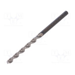 1 pcs x ALPEN-MAYKESTAG - 61100330100 - Drill bit, for metal, Ø: 3.3mm, L: 65mm, Working part len: 36mm