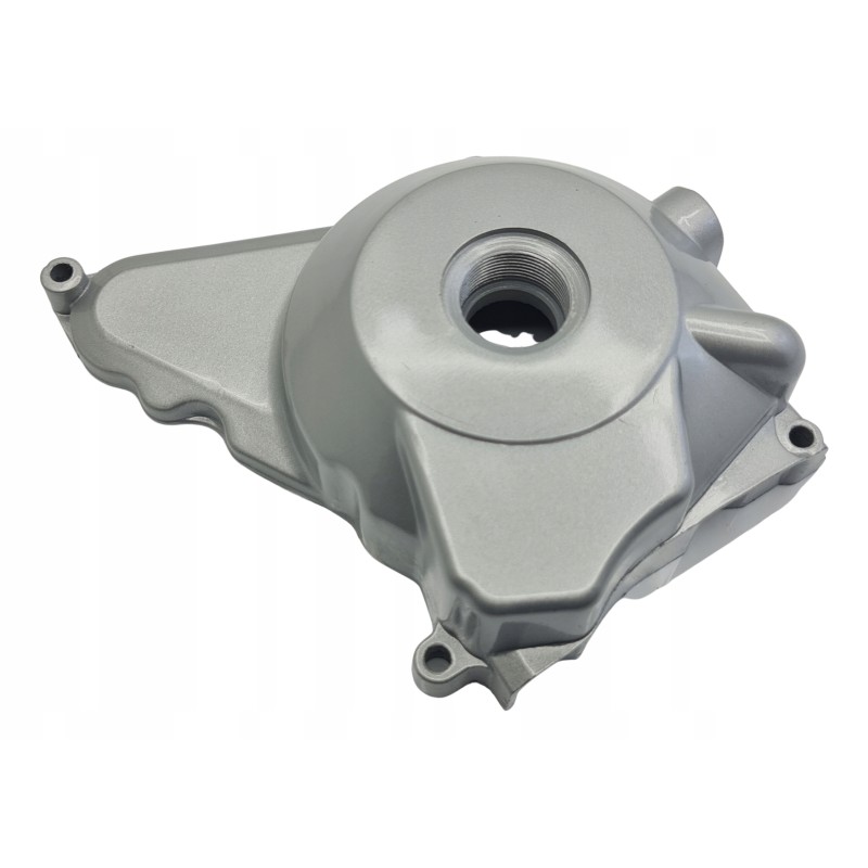 The magneto stator cover covers the lower starter