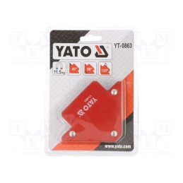 1 pcs x YATO - YT-0863 - Weld holder, 82x120x13mm, magnetic, 11.5kg