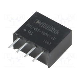 1 pcs x AIMTEC - AM1/4SS-1205S-NZ - Converter: DC/DC, 0.25W, Uin: 10.8÷13.2V, Uout: 5VDC, Iout: 50mA