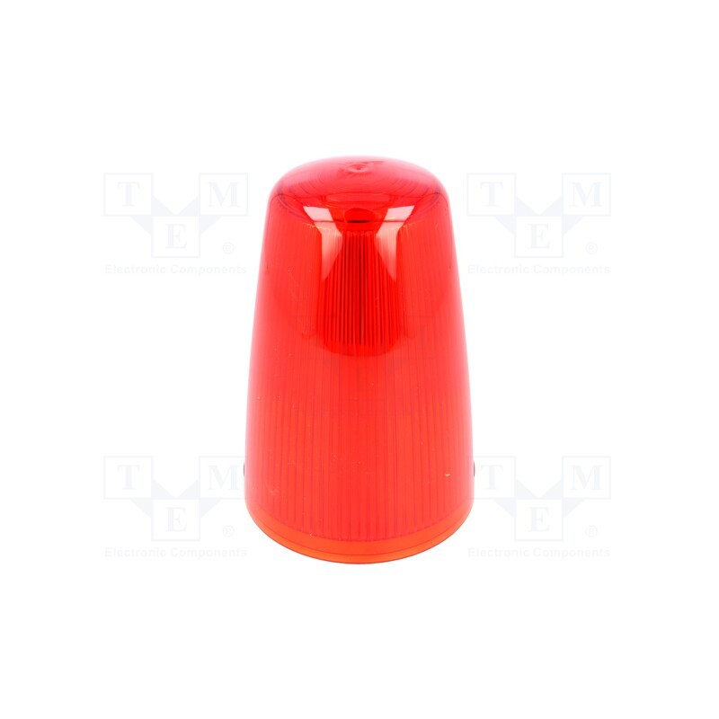 1 pcs x MOFLASH SIGNALLING - 50018 - Cloche, red, X125, IP65, Ø98x167mm, X125-63,X125-64