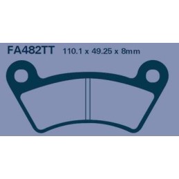 Linhai allroad 300 delta braking brake pads