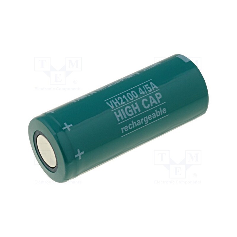 1 pcs x VARTA MICROBATTERY - 55118101501 - Re-battery: Ni-MH, 4/5A, 1.2V, 2100mAh