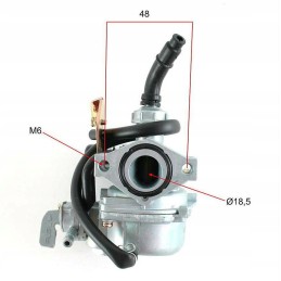 Carburetor for ATV 110 125, cable choke, tap PZ20