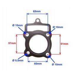 Atv 125 kinroad loncin cylinder head gasket