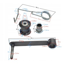 Chain tensioner for ATV 250st 9e