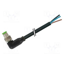 1 pcs x MURR ELEKTRONIK - 7000-08001-6100300 - Connection lead, M8, PIN: 3, straight, 3m, plug, 60VAC, 4A, -20÷85°C