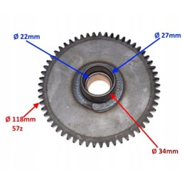 Atv quad shineray 250 stxe free starter wheel
