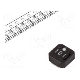 2 pcs x TDK - VLCF4020T-101MR26 - Inductor: ferrite, SMD, 100uH, 0.45A, 1.4Ω, ±20%, VLCF