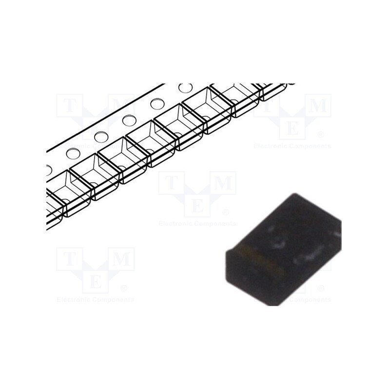 5 pcs x INFINEON TECHNOLOGIES - BFR380L3E6327 - Transistor: NPN, bipolar, RF, 15V, 80mA, 0.38W, TSLP-3-1