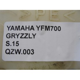 Yamaha yfm 700 grizzly water tank