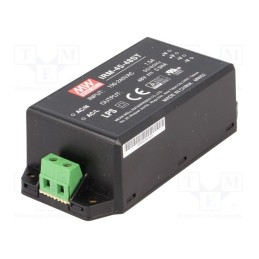 1 pcs x MEAN WELL - IRM-45-48ST - Power supply: switched-mode, for building in,modular, 45.12W