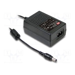 1 pcs x MEAN WELL - GSC40B-350 - Power supply: switched-mode, 50÷100VDC, 350mA, Out: 5,5/2,1, 35W