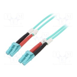 1 pcs x DIGITUS - DK-2533-15/3 - Fiber patch cord, OM3, LC/UPC,both sides, 15m, LSZH, turquoise