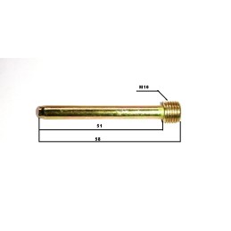 Caliper pin holding Yamaha pads