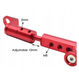 Handlebar crossbar with holes M6 M8 black