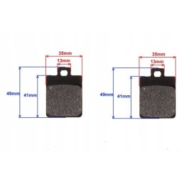 ATV quad 150 brake pads set