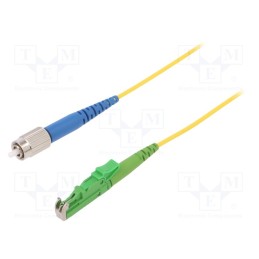 1 pcs x FIBRAIN - G-E2A-FC-S-005.0-SX-D-18-Y - Fiber patch cord, E2/APC,FC/UPC, 5m, Optical fiber: 9/125um, Gold