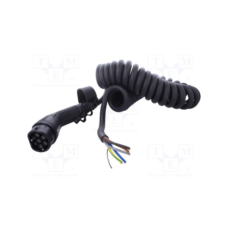 1 pcs x PHOENIX CONTACT - 1056698 - Cable: eMobility, 1x0.5mm2,5x6mm2, 480V, 26.6kW, IP44, 4m, 32A