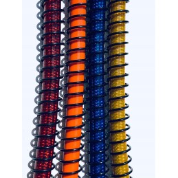 Spring cover for brake lines, 40 cm, black