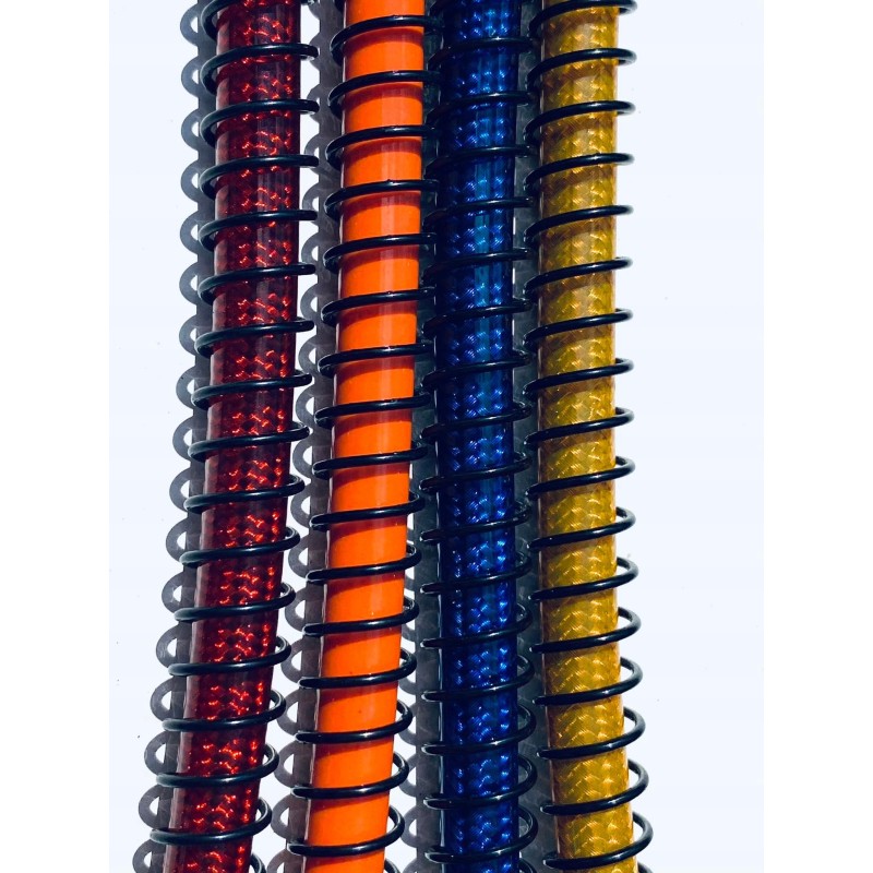 Spring cover for brake lines, 40 cm, black