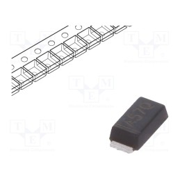 10 pcs x TAIWAN SEMICONDUCTOR - S1GM RSG - Diode: rectifying, SMD, 400V, 1A, 50us, microSMA, Ufmax: 1.1V
