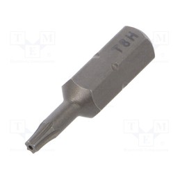 1 pcs x WIHA - 3117 - Screwdriver bit, Torx® with protection, T8H, Overall len: 25mm