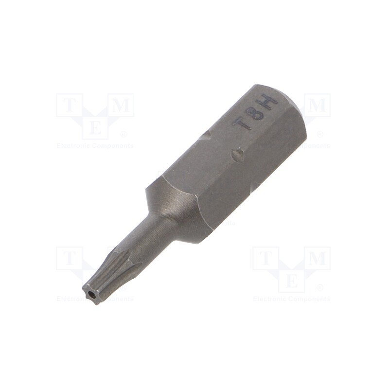 1 pcs x WIHA - 3117 - Screwdriver bit, Torx® with protection, T8H, Overall len: 25mm