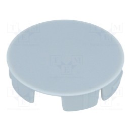 2 pcs x OKW - A3216007 - Cap, polyamide, grey, push-in, A3016,A3116