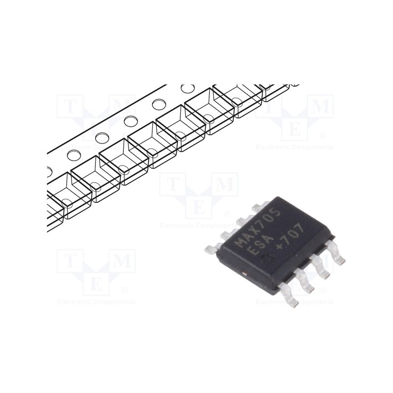1 pcs x Analog Devices (MAXIM INTEGRATED) - MAX705ESA+ - IC: Supervisor Integrated Circuit, push-pull, 1.2÷5.5VDC, SO8