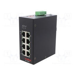 1 pcs x MOLEX - 112036-1003 - Switch Ethernet, unmanaged, Number of ports: 8, 9÷57VDC, RJ45