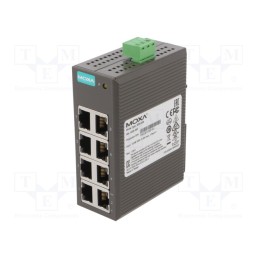 1 pcs x MOXA - EDS-208 - Switch Ethernet, unmanaged, Number of ports: 8, 12÷48VDC, RJ45